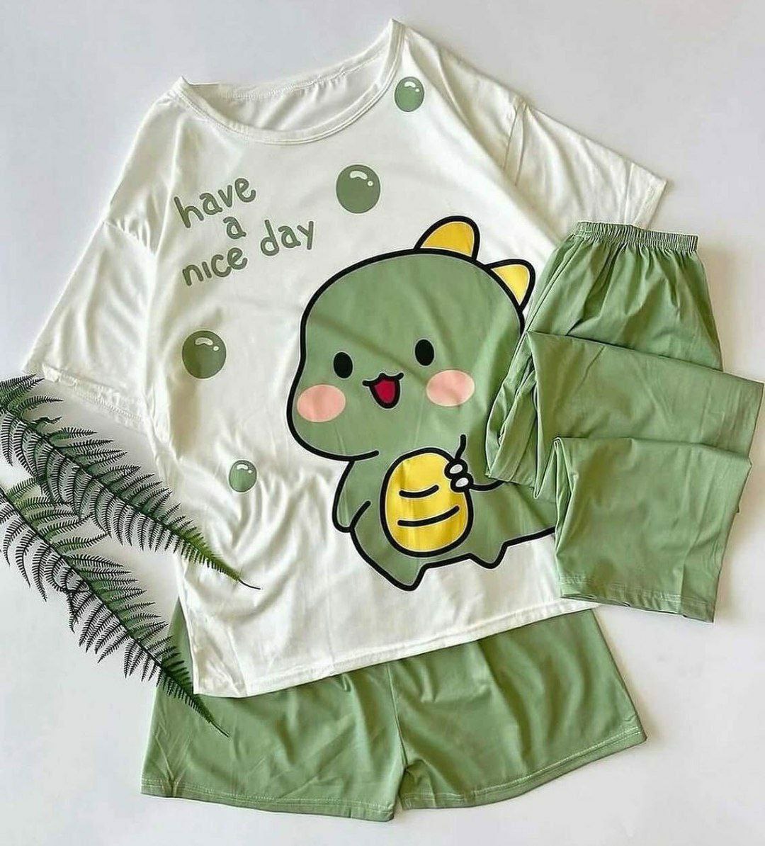 ست سه تیکه تیشرت شلوار شورتک