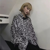 شومیز پلنگی نگیندار وارداتی در سه رنگ