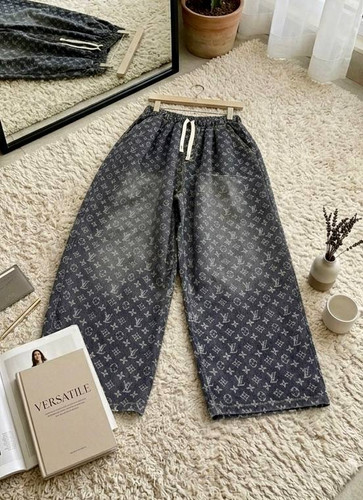 شلوار جین فول بگ زنانه و دخترانه وارداتی