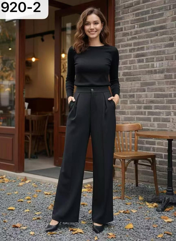 شلوار زنانه واید وارداتی در سه رنگ