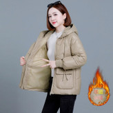کاپشن کلاهدار زنانه وارداتی